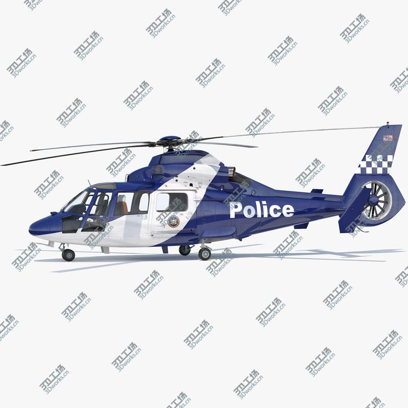 images/goods_img/202104021/3D Police Helicopter Eurocopter AS 365 N2 Dauphin model/1.jpg